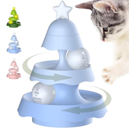 EHOTER Interaktives Katzenspielzeug Ball Plattenspieler Interaktives Katzenspielzeug Ball Katzenbahn Spielzeug 3 Ebenen Drehteller mit 3 Track Balls DIY Kreis Spaß Spielzeug für Kätzchen Mentale EHOTER Interaktives Katzenspielzeug Ball Plattenspieler Interaktives Katzenspielzeug Ball Katzenbahn Spielzeug 3 Ebenen Drehteller mit 3 Track Balls DIY Kreis Spaß Spielzeug für Kätzchen Mentale von EHOTER