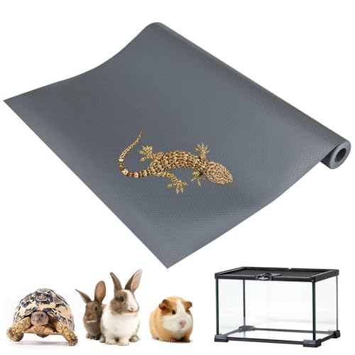 EHOTER Kaninchenkäfigmatte, Meerschweinchen-Käfig-Auskleidung, wasserdicht, rutschfest, Meerschweinchenmatte, schneidbar, waschbar, Einlagen für kleine Tiere (44,5 x 200 cm) von EHOTER