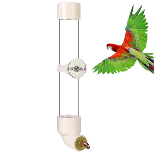 EHOTER Papageien-Trinkkessel Automatisches Trinkgerät für Papageienvögel 130 ml Papageienvogel Automatisches Trinkgerät Wasserspender Papageienwasserbehälter für Lovebird von EHOTER