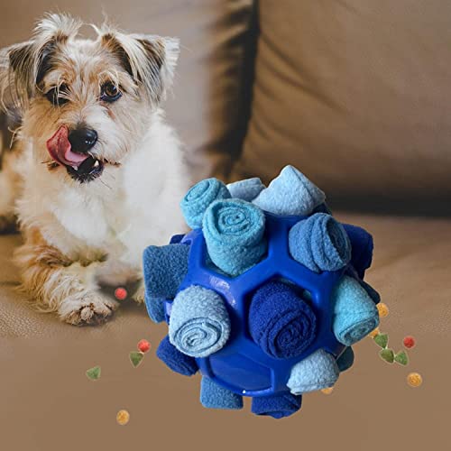 EHOTER Schnüffelball Hunde Schnüffelteppich Schnüffelspielzeug Interaktives Hundespielzeug Hunde Puzzle Spielzeug Welpen Leckerli Spender Langsam Feeder für Meisten Hunde (#5) von EHOTER