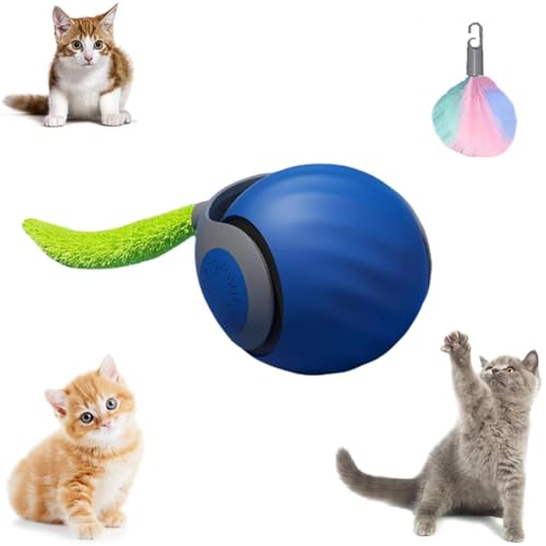 EHOTER Speedy Tail Katzenspielzeug Interaktives Katzenspielzeug für Indoor-Katzen Automatisch Beweglicher Katzenspielzeug Ball USB Wiederaufladbar Smart Cat Toys Ball Zwei Geschwindigkeitseinstellung EHOTER Speedy Tail Katzenspielzeug Interaktives Katzenspielzeug für Indoor-Katzen Automatisch Beweglicher Katzenspielzeug Ball USB Wiederaufladbar Smart Cat Toys Ball Zwei Geschwindigkeitseinstellung von EHOTER