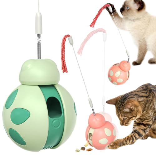 EHOTER Tumbler Katzenspielzeug, langlebiges Katzenspielzeug für Indoor-Katzen, Balance-Auto, Kätzchen-Spielzeug, interaktives Katzenspielzeug mit Teaser, Leckerli-Spender, Katzengeschenke für Übung, EHOTER Tumbler Katzenspielzeug, langlebiges Katzenspielzeug für Indoor-Katzen, Balance-Auto, Kätzchen-Spielzeug, interaktives Katzenspielzeug mit Teaser, Leckerli-Spender, Katzengeschenke für Übung, von EHOTER