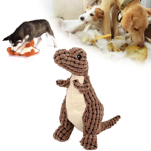 EHOTER Unzerstörbares robustes Dino Quietschendes Hundespielzeug für aggressive Kauer, langlebiges interaktives robustes Hundespielzeug, unzerstörbares Hundespielzeug für mittelgroße und große EHOTER Unzerstörbares robustes Dino Quietschendes Hundespielzeug für aggressive Kauer, langlebiges interaktives robustes Hundespielzeug, unzerstörbares Hundespielzeug für mittelgroße und große von EHOTER