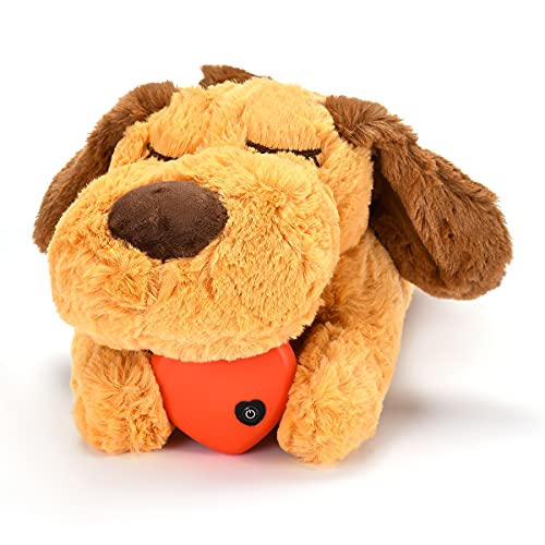 EHOTER Welpenspielzeug Hundeherzschlag Spielzeug Plüsch Welpe Verhaltenshilfe für Angst Linderung Herzschlag Trennung Schlafhilfe gegen Stress Linderung Bellen EHOTER Welpenspielzeug Hundeherzschlag Spielzeug Plüsch Welpe Verhaltenshilfe für Angst Linderung Herzschlag Trennung Schlafhilfe gegen Stress Linderung Bellen von EHOTER