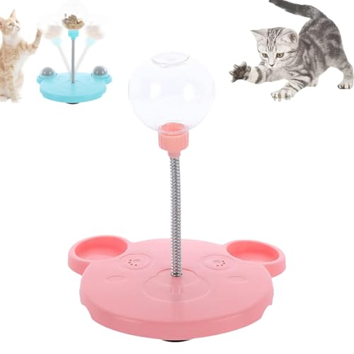Wackel-Leckerli-Spielzeug für Katzen, interaktiver Spender mit Feder, langsamer Futterspender, Frühlingsball, Leckerli-Spielzeug, Frühlings-Tumb, Katzenspielzeug, auslaufender Futterball, Wackel-Leckerli-Spielzeug für Katzen, interaktiver Spender mit Feder, langsamer Futterspender, Frühlingsball, Leckerli-Spielzeug, Frühlings-Tumb, Katzenspielzeug, auslaufender Futterball, von EHOTER