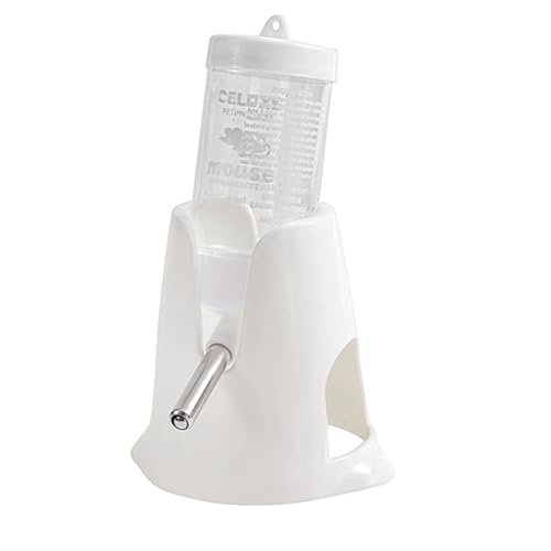 Automatischer Wasserflaschen Wasserspender Für Kaninchen Hamster Hunde Und Leckdosentrinkgerät (weiß) von EHZBRCN