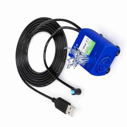 Brunnen Pumpe, Tauch Wasserpumpe, Katzen Wasser Brunnen Pumpe, Ersatz Pumpe Haustier Brunnen mit 5,9 Ft Stromkabel, für Haustier Brunnen Brunnen Pumpe, Tauch Wasserpumpe, Katzen Wasser Brunnen Pumpe, Ersatz Pumpe Haustier Brunnen mit 5,9 Ft Stromkabel, für Haustier Brunnen von EIMSOAH