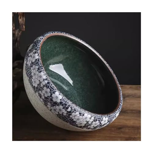 Fischschalen Aquarium Keramik-Aquarium, handgefertigter Blumentopf, Desktop-Aquarium, Schildkrötenbecken, geeignet for Wohnzimmer, Büro und Arbeitszimmer usw. Mittelstücke Vase (Color : B, Size : M Fischschalen Aquarium Keramik-Aquarium, handgefertigter Blumentopf, Desktop-Aquarium, Schildkrötenbecken, geeignet for Wohnzimmer, Büro und Arbeitszimmer usw. Mittelstücke Vase (Color : B, Size : M von EINES