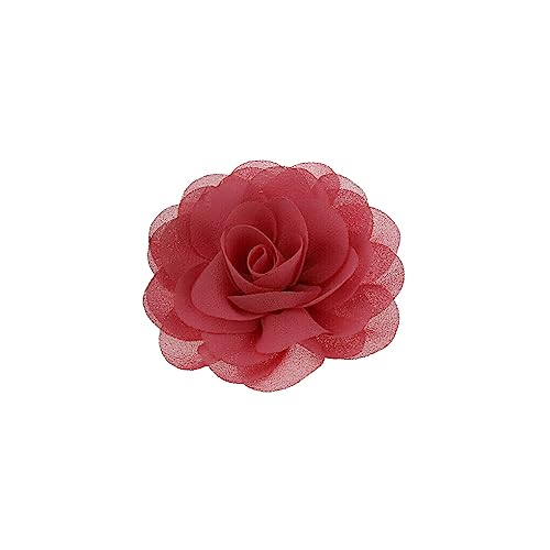 EIOLWJIEO Hundehalsband Blumen bequemes Tragen Perle Chiffon schönes Aussehen Katze Fliege Heimtierbedarf für Verschönerungen, Wassermelonenrot von EIOLWJIEO