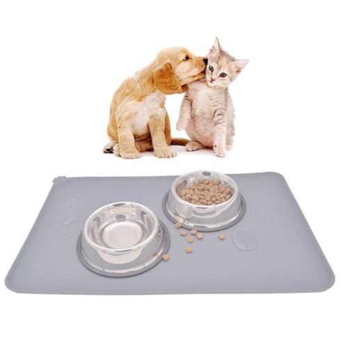 Hundefuttermatte, Silikon-Haustierfuttermatten, rutschfeste Hunde-Futtermatte, saugfähige Hundematte für Futter und Wasser, große Hundewassermatten, leicht zu reinigende Haustier-Hundenapf-Matten, Hundefuttermatte, Silikon-Haustierfuttermatten, rutschfeste Hunde-Futtermatte, saugfähige Hundematte für Futter und Wasser, große Hundewassermatten, leicht zu reinigende Haustier-Hundenapf-Matten, von EIRZNGXQ
