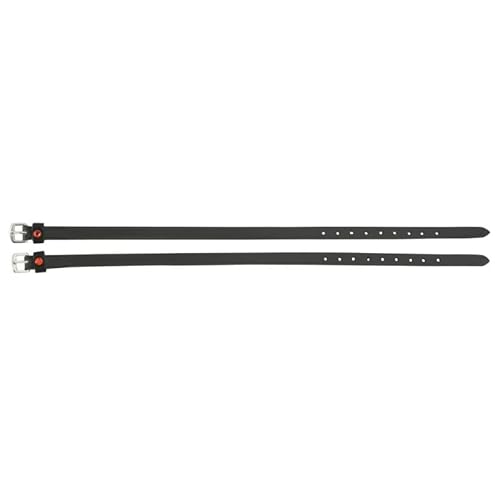 EKKIA Norton PRO „Solitaire“ SPORENRIEMEN aus Büffellleder und Strassapplikation schwarz/rot EKKIA Norton PRO „Solitaire“ SPORENRIEMEN aus Büffellleder und Strassapplikation schwarz/rot von EKKIA