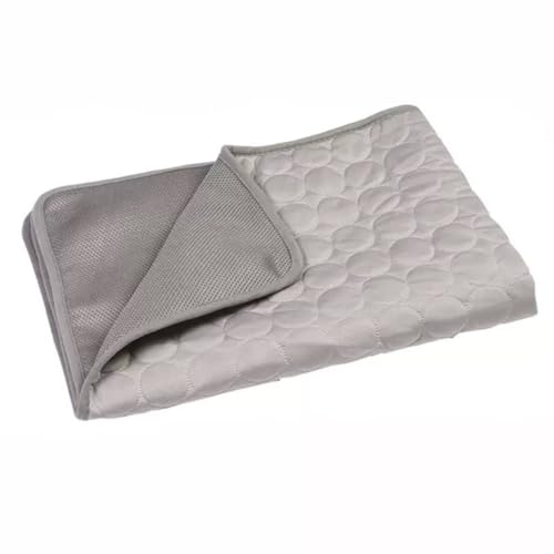 EKKJNQ Pet Cooling mat, self-Cooling Dog mat, Summer Cooling mat, Waterproof and Non-Slip cat mat, Suitable for Home, Outing or in The car (Grau,55X70CM) von EKKJNQ
