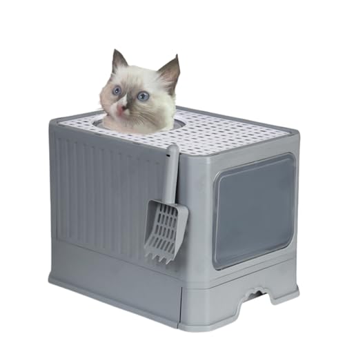 Extra Große, Spritzwassergeschützte Katzentoilette Mit Schublade Katzentoilette Mit Deckel Katzentoilette Mit Kostenloser Katzentoilettenschaufel. Extra Große, Spritzwassergeschützte Katzentoilette Mit Schublade Katzentoilette Mit Deckel Katzentoilette Mit Kostenloser Katzentoilettenschaufel. von EKKJNQ