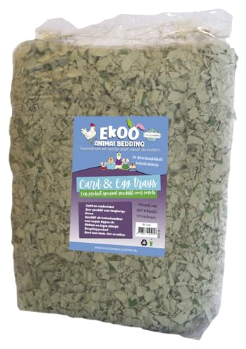 EKOO Animal Bedding EKO-18 Card & Egg Trays, S, Beige von EKOO Animal Bedding