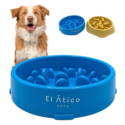 EL ÁTICO PETS Anti Voracity Hundeschalen für Hunde. Anti-Angst und Anti-Stress Futterautomat für ängstliche Hunde. Kontrolliert die Fütterungsgeschwindigkeit. Reduzieren Sie Stress von EL ÁTICO PETS