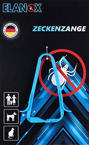 ELANOX Zeckenzange mit Anhebefunktion für Hunde Katzen und Menschen Zeckenentferner Zeckenpinzette ELANOX Zeckenzange mit Anhebefunktion für Hunde Katzen und Menschen Zeckenentferner Zeckenpinzette von ELANOX