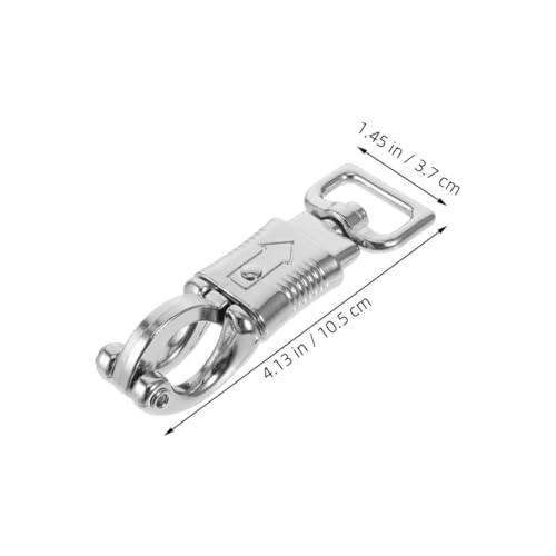 ELAYARD 2 Stück Schnapphaken für Reitsport Robuster Metall Clip mit Schnellverschluss Vielseitiger Ausrüstungs Haken für Pferdegeschirr Outdoor Reitzubehör Leicht und Sicher ELAYARD 2 Stück Schnapphaken für Reitsport Robuster Metall Clip mit Schnellverschluss Vielseitiger Ausrüstungs Haken für Pferdegeschirr Outdoor Reitzubehör Leicht und Sicher von ELAYARD