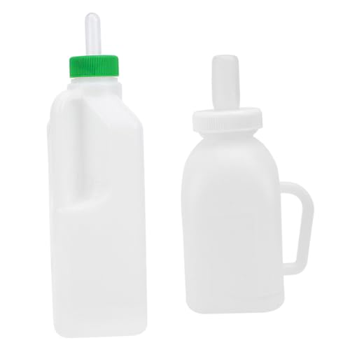 ELAYARD 2 Stück Teiliges Ziegen Lämmer milchflaschen Bruchsicherem Kunststoff mit Auslaufsicherem Design Leicht und Langlebig für Sicheres Füttern Kleiner Nutztiere ELAYARD 2 Stück Teiliges Ziegen Lämmer milchflaschen Bruchsicherem Kunststoff mit Auslaufsicherem Design Leicht und Langlebig für Sicheres Füttern Kleiner Nutztiere von ELAYARD