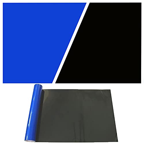 ELEBOX Aquarium-Hintergrund, Blau-Schwarz, Hintergrundtapete, doppelseitige Aquarium-Rückseite, Aquarium-Dekorationen für 30 Gallonen Aquarium, 30 x 41,9 cm von ELEBOX