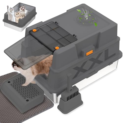 ELEGX Geruchskontrolle Katzenbox aus Edelstahl ELEGX Geruchskontrolle Katzenbox aus Edelstahl von ELEGX