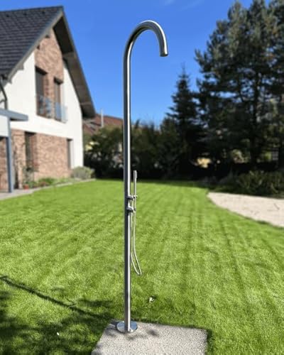 ELEMENTO Gartendusche Fuoco V4A Edelstahl von ELEMENTO