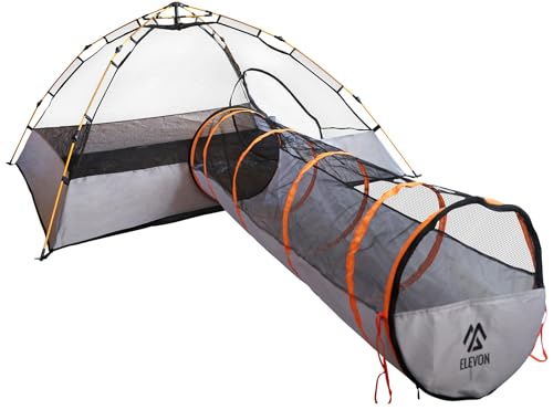 Elevon Haustiergehege Zelt geeignet für Katzen und Kleintiere, Indoor Outdoor Laufstall, tragbares Übungszelt mit Tragetasche, 188 x 188 x 91,4 cm, Katzenzelt mit Katzentunnel Elevon Haustiergehege Zelt geeignet für Katzen und Kleintiere, Indoor Outdoor Laufstall, tragbares Übungszelt mit Tragetasche, 188 x 188 x 91,4 cm, Katzenzelt mit Katzentunnel von ELEVON