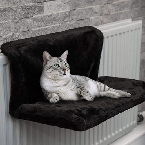 Cat Bed Heater 46 x 30 x 25 cm, cat Hammock Radiator, Removable Collapsible cat Radiator Lounger, cat Bed, All Standard Radiator Heated cat Hammock von ELGADO