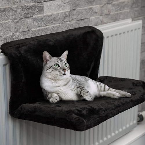 ELGADO Cat Bed Heater 46 x 30 x 25 cm, cat Hammock Radiator, Removable Collapsible cat Radiator Lounger, cat Bed, All Standard Radiator Heated cat Hammock ELGADO Cat Bed Heater 46 x 30 x 25 cm, cat Hammock Radiator, Removable Collapsible cat Radiator Lounger, cat Bed, All Standard Radiator Heated cat Hammock von ELGADO