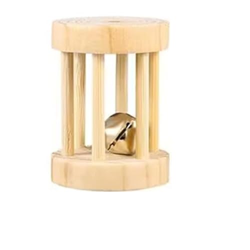 ELMAIN Hamster Spielzeug 1Pcs Nette Kaninchen Roller Spielzeug Natürliche Holz Kiefer Hanteln Einrad Glocke Kauspielzeug 03 ELMAIN Hamster Spielzeug 1Pcs Nette Kaninchen Roller Spielzeug Natürliche Holz Kiefer Hanteln Einrad Glocke Kauspielzeug 03 von ELMAIN
