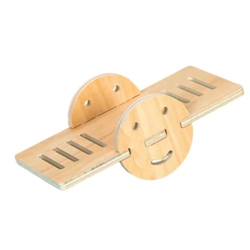ELMAIN Hamster Spielzeug 1Pcs Stabile Zwerg Nest Hamster Haus Haustier Spielzeug Massivholz Hamster Lustiges Spielhaus Spielzeug F von ELMAIN