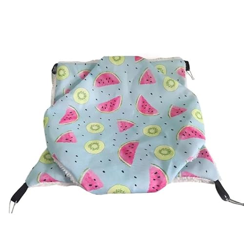 ELMAIN Hamster Spielzeug 2Pcs Atmungsaktive Winter Hamster Eichhörnchen Hängen Hängematte Schaukel Hamster Käfig Zubehör 07 von ELMAIN