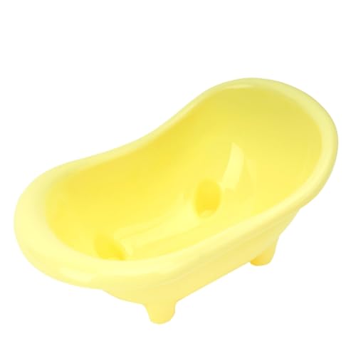 ELMAIN Hamster Spielzeug Mini Hamster Baden Badewanne Kunststoff Kleine Haustier Badezimmer Sand Zimmer Haustier Ratte Käfig Zubehör 3 Stück Grün von ELMAIN