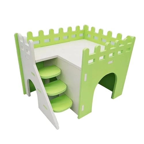 ELMAIN Hamsterspielzeug, 1 Stück, montiertes Hamsterrutschenspielzeug, Meerschweinchen, goldener Bär, atmungsaktives Hamsterhaus, Grün ELMAIN Hamsterspielzeug, 1 Stück, montiertes Hamsterrutschenspielzeug, Meerschweinchen, goldener Bär, atmungsaktives Hamsterhaus, Grün von ELMAIN