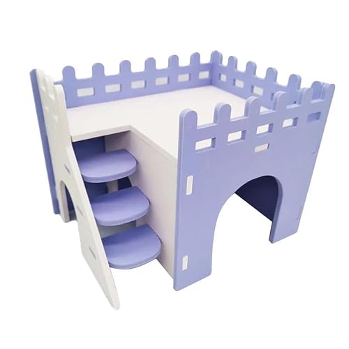 ELMAIN Hamsterspielzeug, 1 Stück, montiertes Hamsterrutschenspielzeug, Meerschweinchen, goldener Bär, atmungsaktives Hamsterhaus, Violett ELMAIN Hamsterspielzeug, 1 Stück, montiertes Hamsterrutschenspielzeug, Meerschweinchen, goldener Bär, atmungsaktives Hamsterhaus, Violett von ELMAIN
