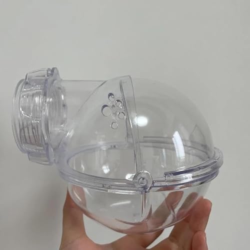 ELMAIN Hamsterspielzeug, 2 Stück, für Hamster, Waschraum, Chinchilla, Rattenhaus, Saunaraum, kleine Haustiere, Hamstertoiletten, Badezimmer, transparent ELMAIN Hamsterspielzeug, 2 Stück, für Hamster, Waschraum, Chinchilla, Rattenhaus, Saunaraum, kleine Haustiere, Hamstertoiletten, Badezimmer, transparent von ELMAIN
