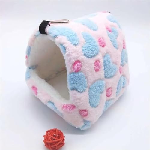 ELMAIN Hamsterspielzeug, 2 Stück, weich, bequem, Plüsch, Hängematten-Nest, Haus, Schlafbett, warmes Nest 02 S ELMAIN Hamsterspielzeug, 2 Stück, weich, bequem, Plüsch, Hängematten-Nest, Haus, Schlafbett, warmes Nest 02 S von ELMAIN