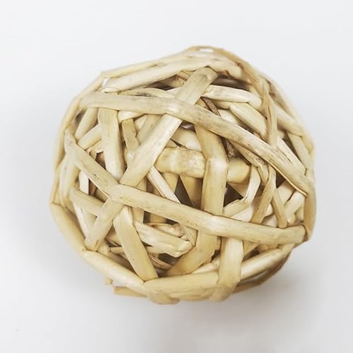 ELMAIN Hamsterspielzeug, Kauspielzeug, geflochtener Ball, Meerschweinchen, Kaninchen, Hamster, Kleintiere, interaktives Kauspielzeug, 4 Stück, 003 ELMAIN Hamsterspielzeug, Kauspielzeug, geflochtener Ball, Meerschweinchen, Kaninchen, Hamster, Kleintiere, interaktives Kauspielzeug, 4 Stück, 003 von ELMAIN