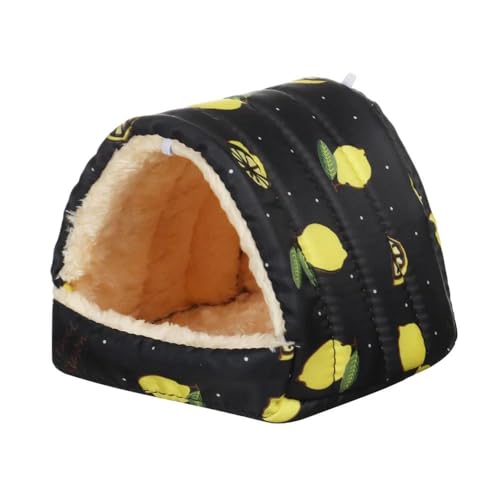 ELMAIN Hamsterspielzeug für Hamster, Eichhörnchen, klein, Kaninchenhaus, Kleintiere, Schlafbett, Meerschweinchen, Nest A1, XL, 2 Stück von ELMAIN