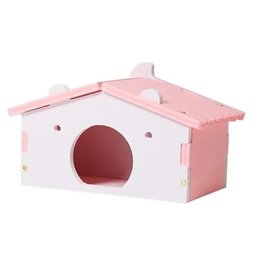 ELMAIN Hamsterspielzeug für Ratten, Mäuse, Zwerg, Frettchen, kleine Tiere, Pink, 2 Stück von ELMAIN