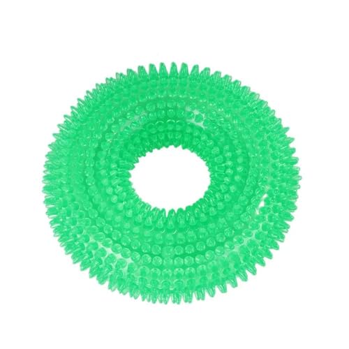 ELMAIN Hundespielzeug, Hundespielzeug, Geräuschspielzeug, Backenzahn, quietschender Zahnreinigungsring, Kauspielzeug, 2 Stück D ELMAIN Hundespielzeug, Hundespielzeug, Geräuschspielzeug, Backenzahn, quietschender Zahnreinigungsring, Kauspielzeug, 2 Stück D von ELMAIN