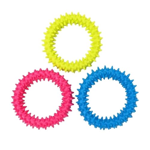 ELMAIN Hundespielzeug, Hundespielzeug für kleine Hunde, unzerstörbar, Zahnreinigung, Kau-Trainingsspielzeug, Haustierbedarf, 3 Stück C ELMAIN Hundespielzeug, Hundespielzeug für kleine Hunde, unzerstörbar, Zahnreinigung, Kau-Trainingsspielzeug, Haustierbedarf, 3 Stück C von ELMAIN