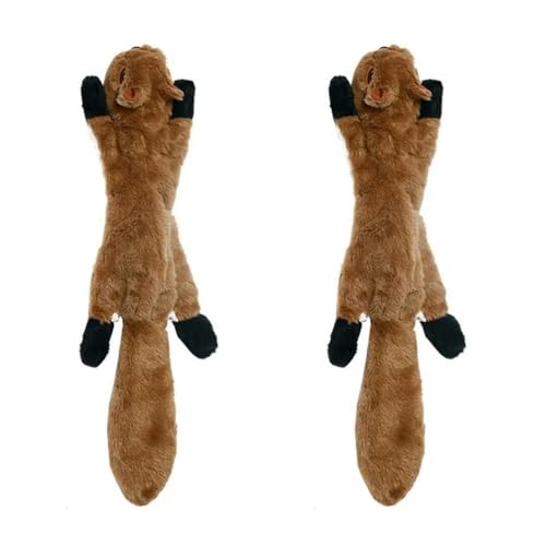 ELMAIN Hundespielzeug, niedliches Plüschspielzeug, quietschendes Haustier-Plüschspielzeug, Kauspielzeug, quietschendes Pfeifen, 2 Stück 03 ELMAIN Hundespielzeug, niedliches Plüschspielzeug, quietschendes Haustier-Plüschspielzeug, Kauspielzeug, quietschendes Pfeifen, 2 Stück 03 von ELMAIN