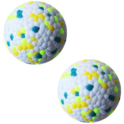 ELMAIN Hundespielzeug, solides Spielzeug, Ball, interaktives Hundespielzeug, leichter Popcornball, Kaugummiball, hochelastisches Beißspielzeug, 2 Stück, B, 64 mm ELMAIN Hundespielzeug, solides Spielzeug, Ball, interaktives Hundespielzeug, leichter Popcornball, Kaugummiball, hochelastisches Beißspielzeug, 2 Stück, B, 64 mm von ELMAIN