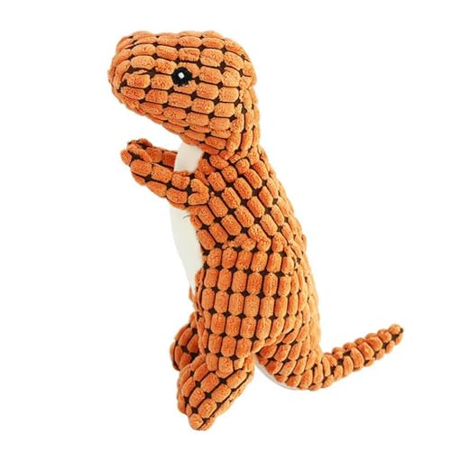 ELMAIN Hundespielzeug für Haustiere, Hundekauen, gefüllt, Dinosaurier-Form, Gesangsspielzeug, für Training, Übung, Simulation, Tierspielzeug, 2 Stück 002 ELMAIN Hundespielzeug für Haustiere, Hundekauen, gefüllt, Dinosaurier-Form, Gesangsspielzeug, für Training, Übung, Simulation, Tierspielzeug, 2 Stück 002 von ELMAIN