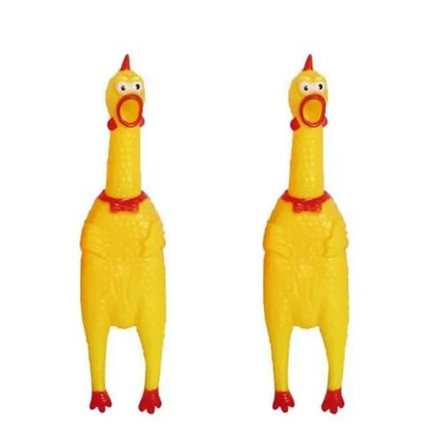 ELMAIN Hundespielzeug für Haustiere, Hundespielzeug, Geräuschspielzeug, bissfest, Kauspielzeug, interaktives, quietschendes Welpen-Hundespielzeug, 2 Stück, 02 ELMAIN Hundespielzeug für Haustiere, Hundespielzeug, Geräuschspielzeug, bissfest, Kauspielzeug, interaktives, quietschendes Welpen-Hundespielzeug, 2 Stück, 02 von ELMAIN