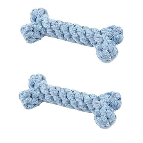 ELMAIN Hundespielzeug für kleine und große Hunde, Knochenform, Baumwolle, zum Zahnen, Kauen, beißfest, Spielzeug, Haustierbedarf, 2 Stück, 07 ELMAIN Hundespielzeug für kleine und große Hunde, Knochenform, Baumwolle, zum Zahnen, Kauen, beißfest, Spielzeug, Haustierbedarf, 2 Stück, 07 von ELMAIN