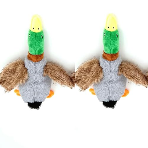 ELMAIN Hundespielzeug mit Geräuschen, quietschendes Tier, Plüschspielzeug, Zahnreinigung, Kau-Seil, 2 Stück ELMAIN Hundespielzeug mit Geräuschen, quietschendes Tier, Plüschspielzeug, Zahnreinigung, Kau-Seil, 2 Stück von ELMAIN