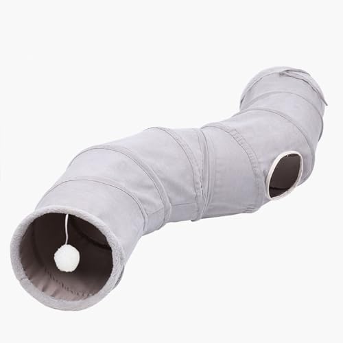 ELMAIN Katzenspielzeug, zusammenklappbar, Katzentunnel, Katzenhaus für alle Jahreszeiten, lustiges Katzenzelt, Spielzeug für kleine Katzen, 1 Stück ELMAIN Katzenspielzeug, zusammenklappbar, Katzentunnel, Katzenhaus für alle Jahreszeiten, lustiges Katzenzelt, Spielzeug für kleine Katzen, 1 Stück von ELMAIN
