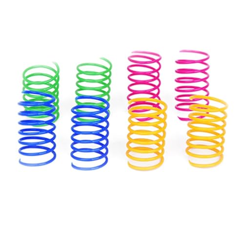 ELMAIN Katzenspielzeug Kätzchen-Spiralfedern Katzenspielzeug interaktives Messgerät Katzenfederspielzeug Bunte Federn Haustierspielzeug 8 Stück ELMAIN Katzenspielzeug Kätzchen-Spiralfedern Katzenspielzeug interaktives Messgerät Katzenfederspielzeug Bunte Federn Haustierspielzeug 8 Stück von ELMAIN