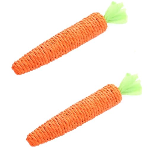 ELMAIN Katzenspielzeug Karotte Haustier Katze Spielzeug Papier Seil Kauspielzeug Eingebaute Glocke Kleine Tiere Niedlich Haustier Spielzeug 2Pcs L ELMAIN Katzenspielzeug Karotte Haustier Katze Spielzeug Papier Seil Kauspielzeug Eingebaute Glocke Kleine Tiere Niedlich Haustier Spielzeug 2Pcs L von ELMAIN